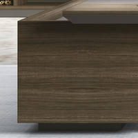 Offre Spéciale moderne en bois bureau à domicile mobilier de bureau de luxe bureau Table de bureau en forme de L bureau de direction