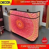 Affichage LED MACCAN pour comptoir d'accueil, modèle P2, sur pied, pour hôtel, bar, salon professionnel, réception d'entreprise, écran électronique