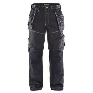 BLAKLADER - 196011409900D92 Pantalones artesanos elásticos X1900 black - EAN 7330509424728 PANTALONES DE TRABAJO VAQUERO - Product Image 1