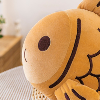 Boneka Taiyaki Jepang Grosir, Bahan Ramah Kulit, Isian Empuk, Bantal Istirahat Kantor, Bantal Dekorasi Rumah, Hadiah Teman Anak