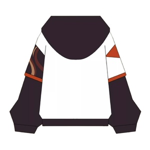 Sudadera con capucha y cremallera bordada de Tighnari de Genshin para hombre, con estampado 3D de anime, ajuste holgado, antiarrugas, para otoño - Product Image 4