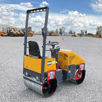 Compacteur vibrant mini 1 tonne, 3 tonnes, 5 tonnes, rouleau compresseur d'asphalte, rouleau compresseur routier à double tambour diesel de 330 kg à 5 tonnes, jusqu'à 5000 kg