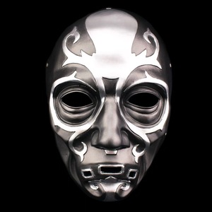 2023 Suministro de fábrica Resina de Halloween <span class=keywords><strong>Death</strong></span> Eater Mascarada Máscara Resina Película Props - Product Image 1