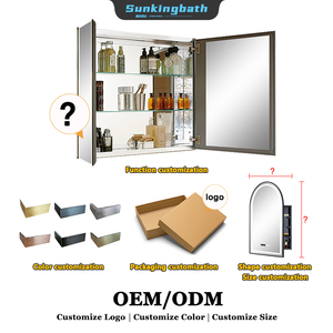 Muebles de Baño Modernos al por Mayor, Muebles de Lujo con Espejo, Mueble de Baño con Lavabo - Product Image 2