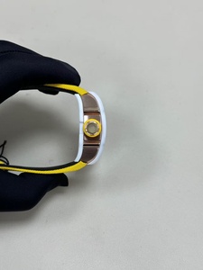 Nouvelle montre mécanique de luxe de qualité supérieure, lumineuse, étanche, mouvement automatique, céramique blanche, or rose, squelette, motif sourire - Product Image 4