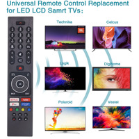 RC43137P RC43137 Télécommande universelle compatible avec Bush Digihome Finlux Electriq Celcus Luxor Hitachi Techwood Polaroid