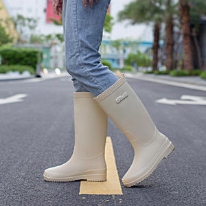 Nouvelles bottes <span class=keywords><strong>de</strong></span> <span class=keywords><strong>pluie</strong></span> hautes pour femmes, ensemble <span class=keywords><strong>de</strong></span> vêtements d'extérieur, bottes <span class=keywords><strong>de</strong></span> <span class=keywords><strong>pluie</strong></span> pour le Japon et la Corée du Sud - Product Image 2