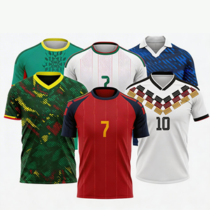 Camiseta de Fútbol Personalizada al por Mayor para Equipos Nacionales, Diseño para Jugadores y Aficionados, Uniforme de Fútbol de Poliéster de Alta Calidad - Product Image 1