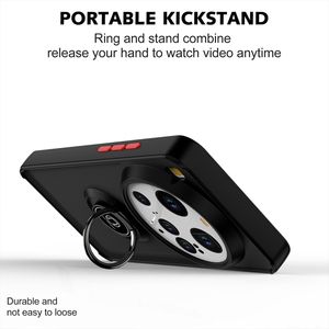 Étui de téléphone antichoc mat avec support magnétique pour <span class=keywords><strong>Xiaomi</strong></span> Mi 15 Ultra Note 14 <span class=keywords><strong>Pro</strong></span> Plus 14T <span class=keywords><strong>Pro</strong></span> Coque arrière - Product Image 5