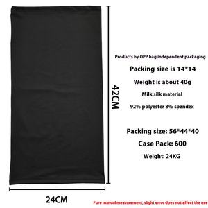 Pour Amazon Sports été crème solaire masque pour hommes femmes coupe-vent vélo écharpe <span class=keywords><strong>cou</strong></span> col glace soie gymnastique protection Polyester - Product Image 2