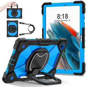 Full body shock protection fashion case for iPad pro 11 air 5 10.9' handle holder defender case with carry strap