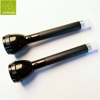 Lampes de poche rechargeables USB 1200mAh Torches Lampes de poche LED extérieures Lampe torche avec feu arrière