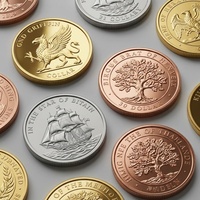 Pièce de monnaie classique en métal personnalisable, accessoire de tour de magie pour les tours de magie avec dollar commémoratif, facile à réaliser, unisexe LZF