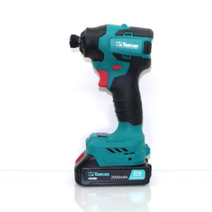 Yüksek verimli lityum pil 3 dişliler ayarı 1/4 "otomobil bakım için güç darbe anahtarı 21V elektrikli akülü aracı - Product Image 2