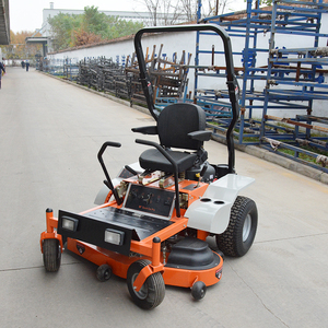 High Efficiency Industrial Petrol Zero Turn Ride-On <strong>Lawn</strong> <strong>Mower</strong> 4-Stroke Twin <strong>Cylinder</strong> Engine Adjustable Blade 127mm Max Cutting - Product Image 5