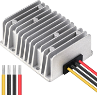 Convertidor CC/CC Monofásico Ultraestable de 600W Máx. 60V a 24V 10A/15A/25A para Aplicaciones en Autos, Barcos y Motores