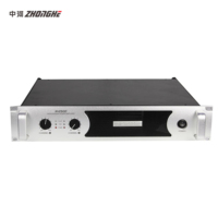 Amplificateur audio stéréo HiFi 2U personnalisable pour systèmes de sonorisation professionnels, vente en gros, MTA 3.3, applications 2x330W