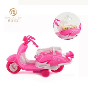 Supermärkte verkaufen wie heiße Kuchen Pull Back Motorrad Form Zucker topf Maschine Spender China Spielzeug Süßigkeiten Hersteller für Kinder