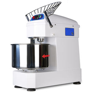 Amasadora Espiral Pequeña de 10 Litros, Amasadora Espiral de 5 kg para Panadería, para Amasar <span class=keywords><strong>Harina</strong></span> de Trigo y Agua para Molino de <span class=keywords><strong>Harina</strong></span> de Panadería - Product Image 4