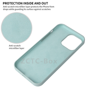 Coque de protection antichoc en Silicone souple avec Logo personnalisé Original pour <span class=keywords><strong>iPhone</strong></span> <span class=keywords><strong>14</strong></span> <span class=keywords><strong>Pro</strong></span> Max - Product Image 4