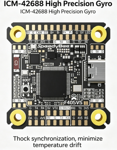 Torre de Control de Vuelo F405 V5 de 32 bits, Giroscopio ICM-42688, ESC de 55A con Firmware OX32, Blackbox Inalámbrica de 16MB, Stack 10P para Drones de Carreras FPV - Product Image 5