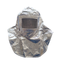 Combinaisons isolées OEM 1000 ℃ Combinaisons de protection en aluminium résistant à la chaleur avec sac SCBA en option pour la lutte contre les incendies