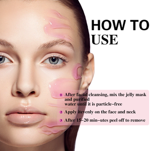 T Logo privato fai da te Spa modellazione Gel maschera coreana per la cura della pelle Peel Off gelatina maschera in polvere per idratare <span class=keywords><strong>e</strong></span> calmare la maschera di gomma coreana - Product Image 6