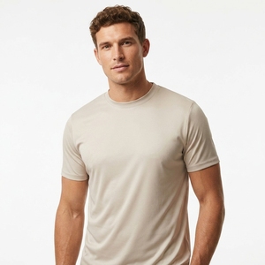 T-Shirt da Uomo in <span class=keywords><strong>Cotone</strong></span> Mercerizzato 100% di Alta Qualità con Logo Personalizzato all'Ingrosso - Product Image 3