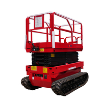 Plateforme élévatrice à ciseaux sur chenilles tout-terrain personnalisable pour travaux en hauteur