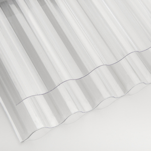لوح بولي كربونيت صلب واضحة ، شفافة المموج منحني ألواح أسطح البولي - Product Image 2