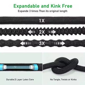 Magic Black with 10 Functions 3x Expansion Tpe & Latex Material Not Easily Broken Widely Used <b>Spray</b> Nozzles - Product Image 3