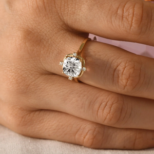 925 Silver Lab made Diamond Open Circle Stud Pendientes Hecho a mano Producto a granel para mujeres y hombres Regalo - Product Image 5