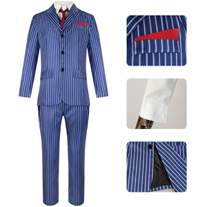 Traje de Hombre con Chaleco y Pantalones a Rayas Fala, Disfraz de Halloween, para TV o Cine, Talla Adulto 01, Otoño 2023 - Product Image 2