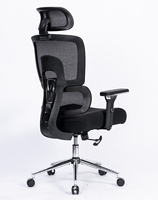 VANBOW Offre Spéciale chaise de bureau pivotante respirante design européen chaise de direction en tissu de grande taille avec appui-tête réglable