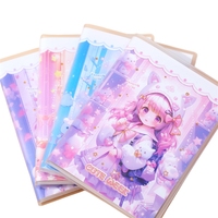Carnet de notes mignon avec couverture EVA, motif fille anime, 82*111mm, 76 feuilles, pages intérieures couleur, journal de poche, vente en gros DEPAI