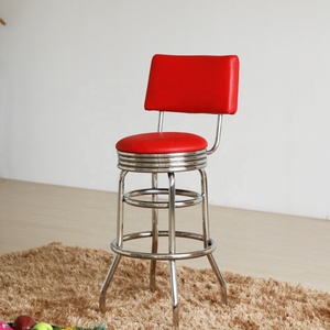 Chaises <span class=keywords><strong>de</strong></span> <span class=keywords><strong>bar</strong></span> <span class=keywords><strong>en</strong></span> cuir avec repose-pieds, tabourets <span class=keywords><strong>de</strong></span> comptoir pivotants - Product Image 3