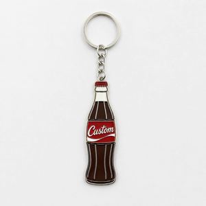 Llaveros Personalizados al por Mayor de Alta Calidad con Diseño de Mini Botella de Refresco, Modelo de Botella de Bebida, Llavero Promocional con Logotipo de Bebida, Souvenir - Product Image 2