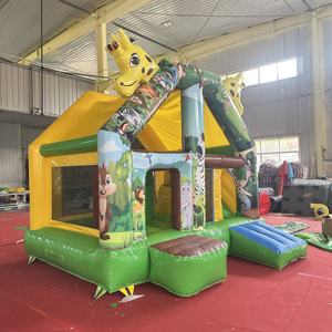 Château gonflable à thème animal en PVC de nouvelle conception, 4m*4m, petit parc de saut gonflable, maison de saut gonflable pour enfants à <span class=keywords><strong>vendre</strong></span> - Product Image 6