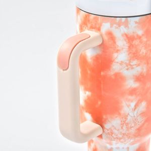 Mug isotherme en acier inoxydable de 40 oz avec poignée, couvercles et paille pour le voyage et le camping – Expédition depuis l'entrepôt américain - Product Image 5