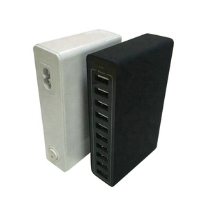 Stazione di Ricarica per <span class=keywords><strong>Smartphone</strong></span> 5V 12A, Caricatore Multiporta USB ad Alta Potenza 60W con 10 Porte per Cellulari - Product Image 4