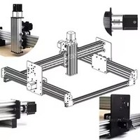 Machine de gravure CNC WorkAnt pour le travail du bois, kit complet, zone de travail 1200x2400mm