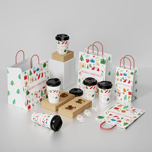 Bolsa de Papel Kraft Blanca Ecológica y Reciclable para Comida de Restaurante y Café, Empaque Resistente para Llevar con Logotipos Personalizados - Product Image 2