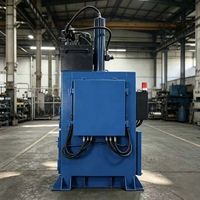 Presse à balles verticale pour vêtements, compacteur de plastique et de carton pour sacs tissés, presse hydraulique de recyclage des déchets solides municipaux