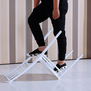 Toptan Modern beyaz napolyon düğün reçine sandalyeler açık otel oturma odası için istiflenebilir PP plastik şezlong parti kiralama - Product Image 2