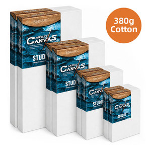 <span class=keywords><strong>Toile</strong></span> tendue en coton professionnelle SINOART sur mesure 380g, grande <span class=keywords><strong>toile</strong></span> blanche vierge OEM <span class=keywords><strong>pour</strong></span> <span class=keywords><strong>peinture</strong></span> <span class=keywords><strong>à</strong></span> <span class=keywords><strong>l</strong></span>'<span class=keywords><strong>huile</strong></span> et acrylique - Product Image 2