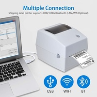 Impresora de Etiquetas de Códigos de Barras Térmica 450B 203dpi 110mm, para Envíos y Paquetes, Interfaz USB, SDK, 1 Año de Garantía, en Stock