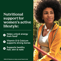 Multivitamine Quotidienne Complète pour Femmes avec Biotine, Calcium, Fer, Acide Folique, Zinc – Une Comprimé par Jour, 120 Comprimés – Fournisseur OEM