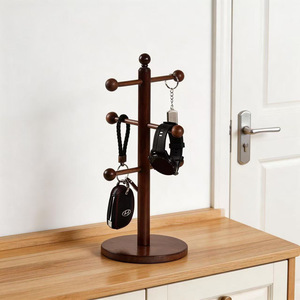 Portavasos de Bambú de 8-9.9 Pulgadas, Organizador de Almacenamiento Multifuncional para Cocinas del Hogar - Product Image 2