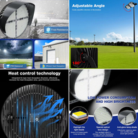 Projecteur LED extérieur pour parking et stade de football, en aluminium moulé sous pression avec lentille PC, IP65, 500W, 600W, 800W, 1000W, OEM ODM