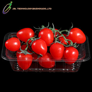 Bandeja transparente de plástico PET ecológica OEM personalizada para frutas, comida, pasteles, verduras, contenedores desechables Biostar Blister Tray - Product Image 5